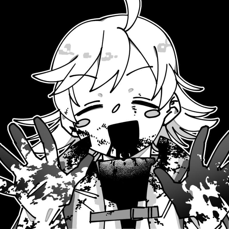 血まみれアロケルの絵