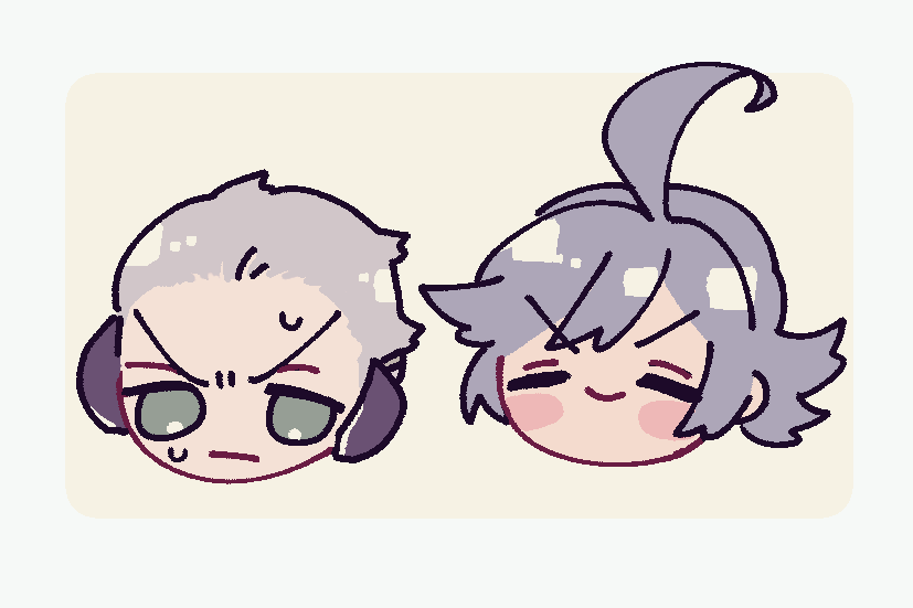 ロノウェとアロケルのもっちり絵