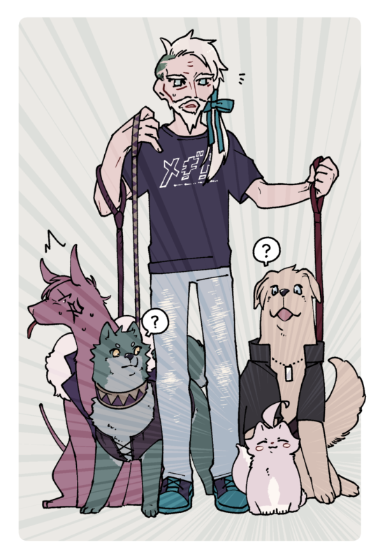 メギド72チェルノボルク軍団獣化現パロ